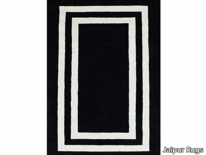 DOUBLE BORDER TAQ-6054 - Rug with geometric shapes _ Jaipur Rugs