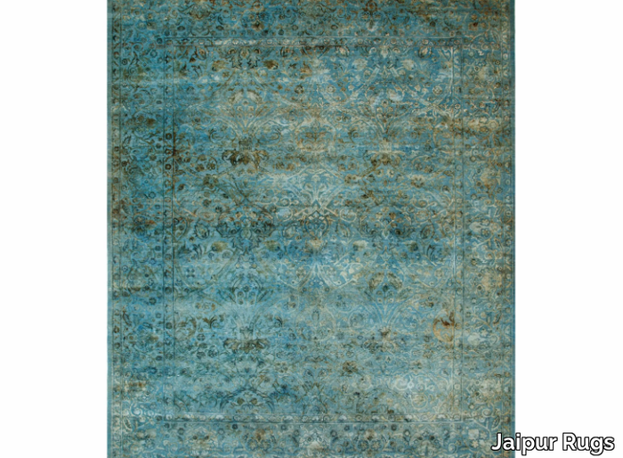 DRASS NE-2349 Aqua Sky - Solid-color rug _ Jaipur Rugs