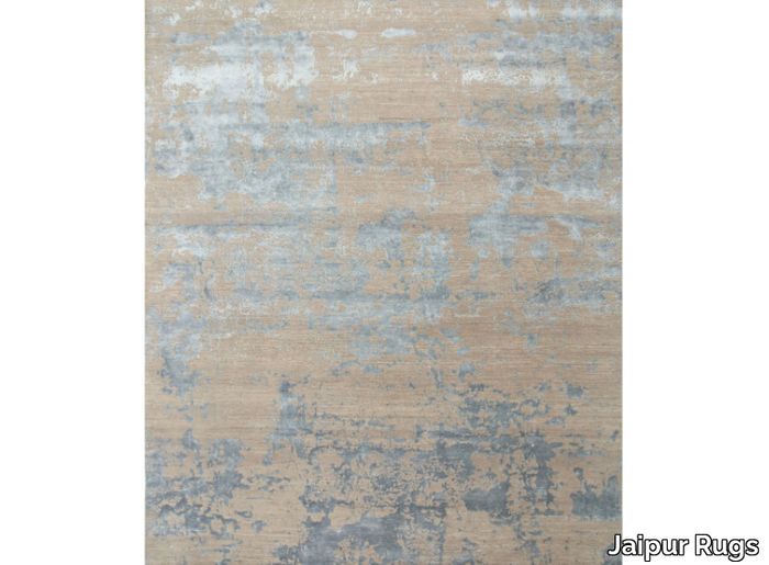 ESK-431 Soft Gray/Skyline Blue - Patterned rug _ Jaipur Rugs