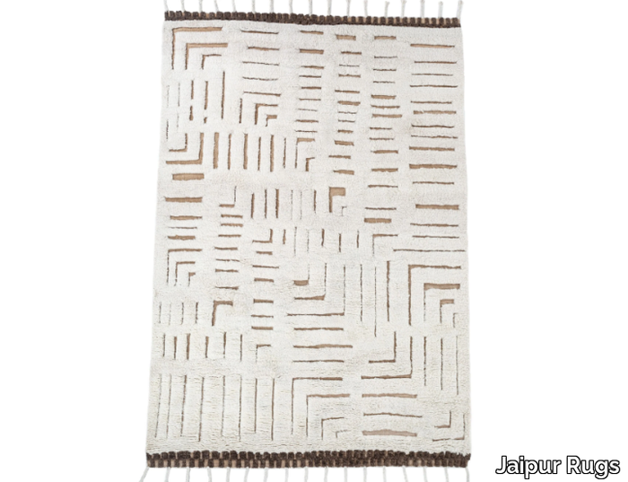 CARBON ULD-13003 - Handmade rectangular wool rug _ Jaipur Rugs