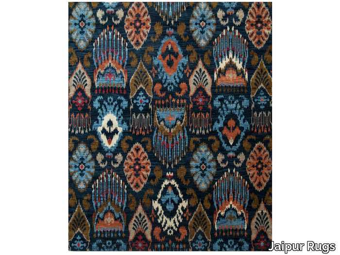 LCA-03 Navy/Dark Taupe - Handmade wool rug _ Jaipur Rugs