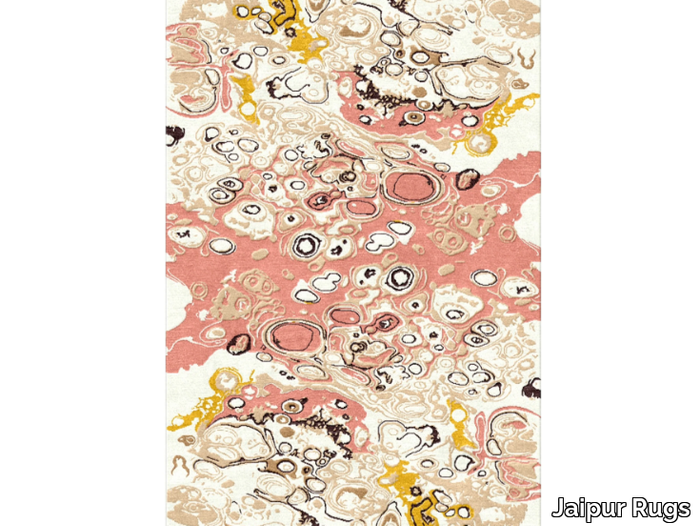 POSTORGANIC - Rectangular Bamboo silk and wool rug _ Jaipur Rugs