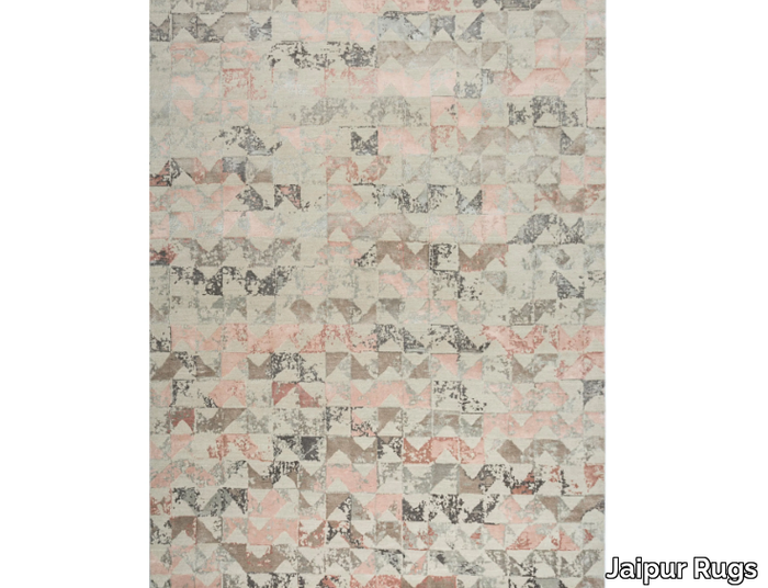 SHAY ESK-680 Antique White/Copper Tan - Rectangular handmade rug _ Jaipur Rugs