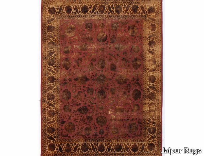 SONJA QNQ-10 Red/Medium Ivory - Handmade rug _ Jaipur Rugs