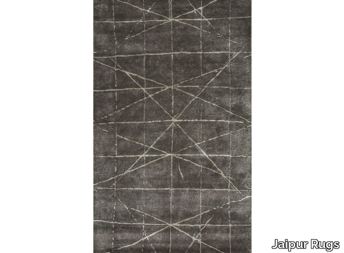 TAQ-4068 Liquorice / Silver Mink - Rectangular handmade rug _ Jaipur Rugs