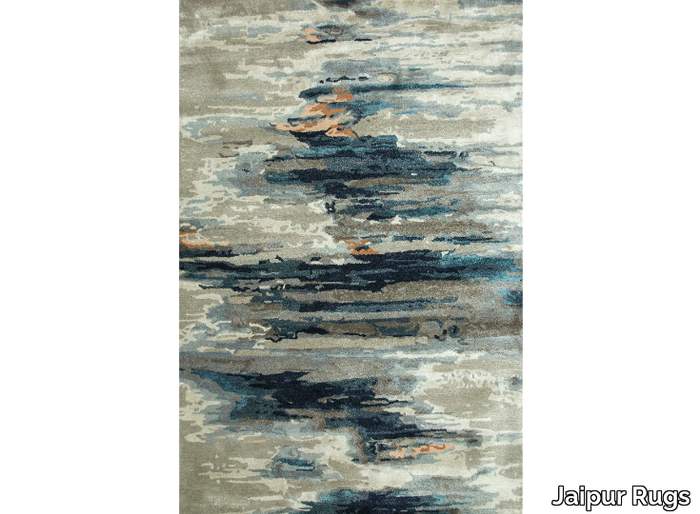 TAQ-4305 Ashwood/Skyline Blue - Rectangular handmade rug _ Jaipur Rugs