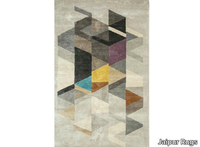 TAQ-183 Classic Gray/Medium Gray - Rectangular handmade rug _ Jaipur Rugs