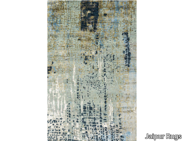 USL-168 Navy/Ocean Blue - Handmade rug _ Jaipur Rugs