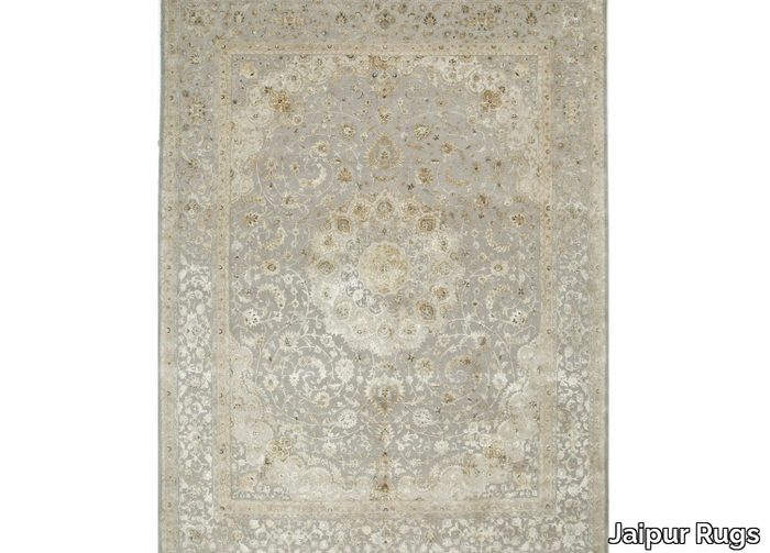 ZANNA QNQ-50 Soft Gray - Handmade rug _ Jaipur Rugs