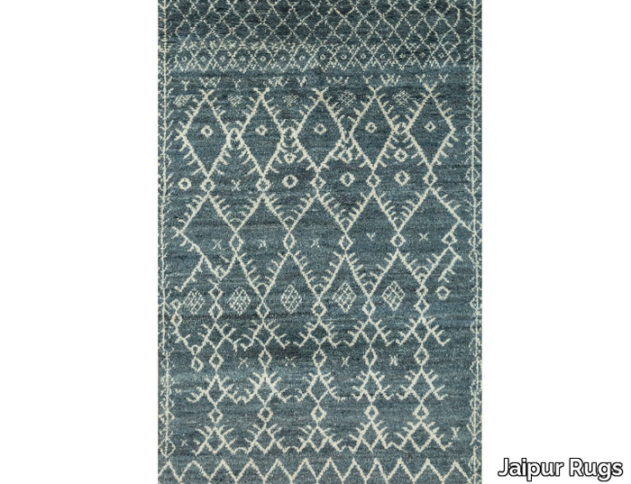 ZURI PKWL-03 Chicory/White - Rectangular handmade wool rug _ Jaipur Rugs