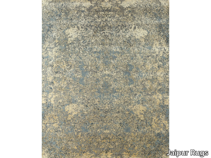 AMIDST JWS-05 Medium Blue/Warm Gold - Rectangular handmade rug _ Jaipur Rugs