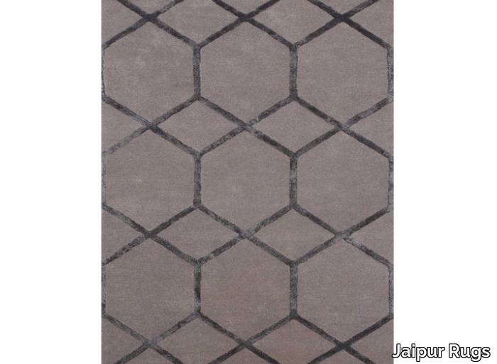 CHICAGO TAQ-195 Ashwood - Rug with geometric shapes _ Jaipur Rugs