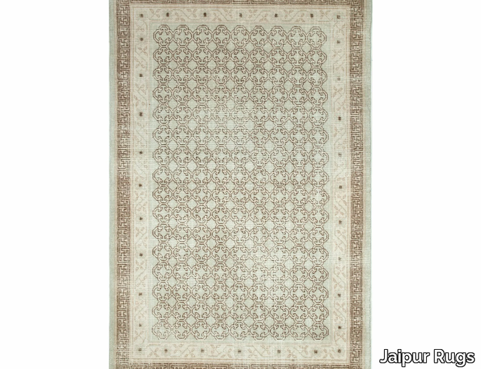 CONCORD PKWL-5106 Blue Surf/Cloud White - Handmade wool rug _ Jaipur Rugs