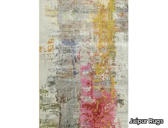 NEEV ESK-439 Ashwood/Chartreuse - Rectangular handmade rug _ Jaipur Rugs