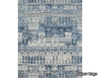 WIOSNA SRB-652 Classic Gray/Ensign Blue - Rectangular handmade rug _ Jaipur Rugs