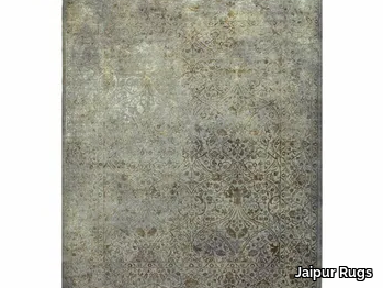 DRASS NE-2349 Medium Gray - Solid-color rug _ Jaipur Rugs