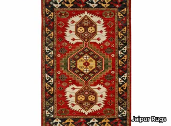 KARTER LCA-2351 Velvet Red/Black Olive - Wool rug _ Jaipur Rugs