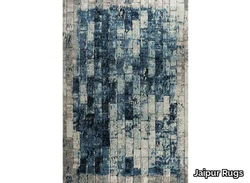 UVENUTI LRB-1574 Blue Blush/Denim Blue - Rectangular handmade rug _ Jaipur Rugs