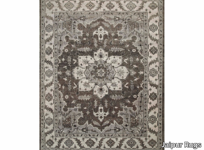 RILEY LCA-601 Liquorice/Classic Gray - Wool rug _ Jaipur Rugs