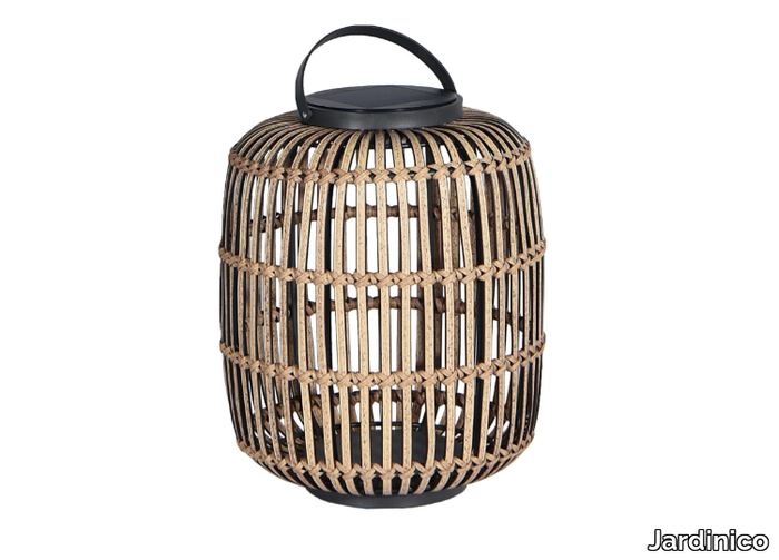 ARCQ - Solar powered wicker lantern _ Jardinico