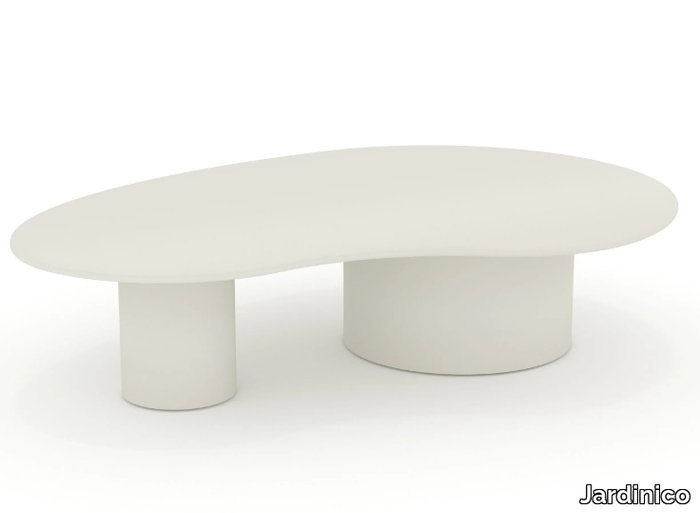 COMO ORGANIC NESTING COFFEE TABLE - Low Concrete and cement-Based materials coffee table _ Jardinico