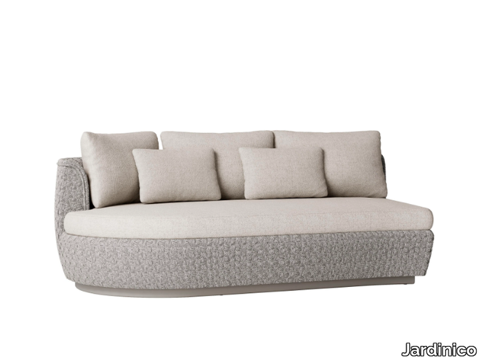 TONDO MODULAR ORGANIC SOFA 2.5S - Modular rope garden sofa _ Jardinico