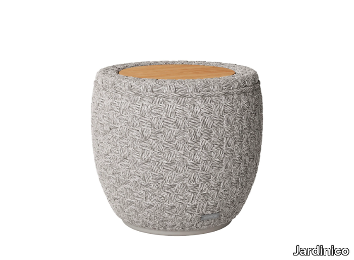 TONDO SIDE TABLE - Round rope coffee table _ Jardinico