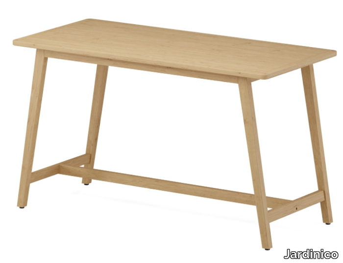 FLEXX - Rectangular wooden high table _ Jardinico