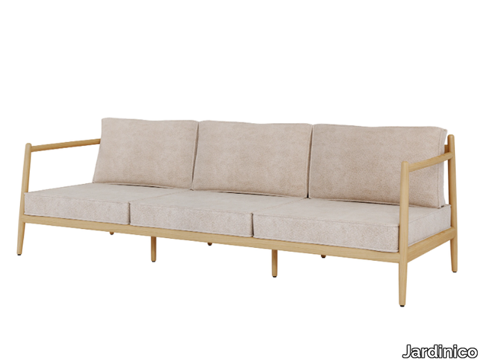 NOA - 3 seater fabric garden sofa _ Jardinico