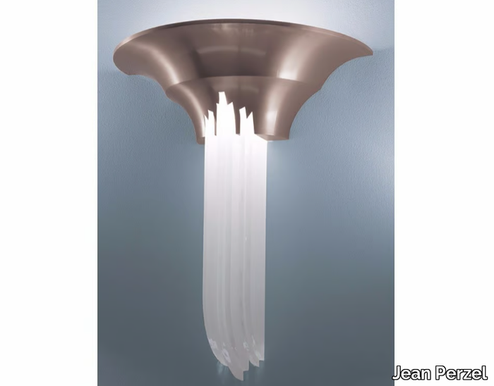 652 - Glass wall light _ Jean Perzel