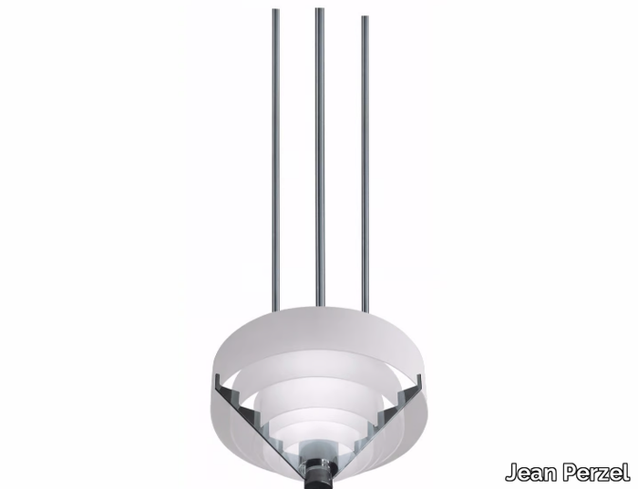 6 C BIS - Glass pendant lamp _ Jean Perzel