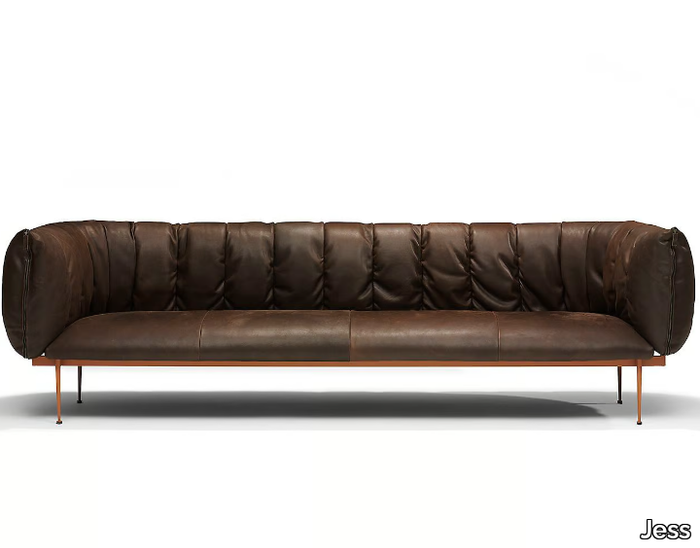 PUFFER - Leather sofa _ Jess