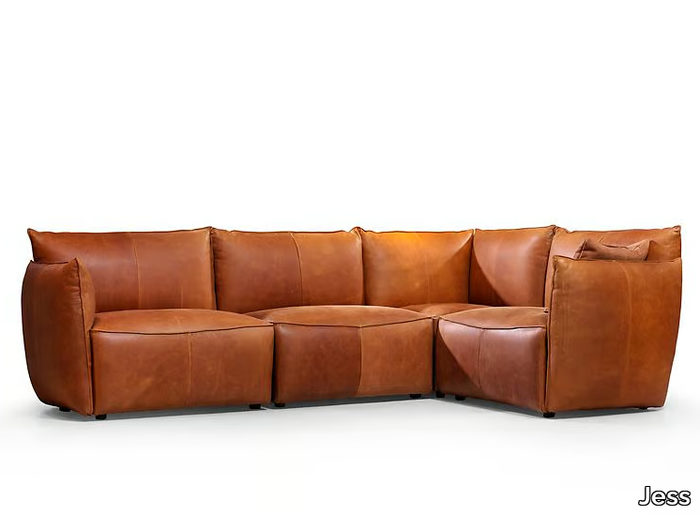 VASA ELEMENT - Sectional leather sofa _ Jess