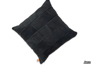 LEWIS - Solid-color square suede cushion _ Jess