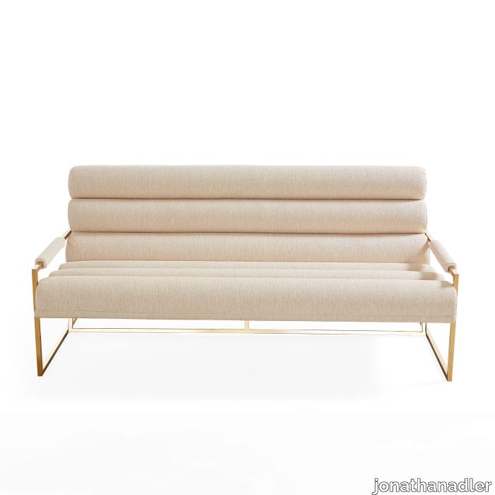 Channeled Goldfinger Apartment Sofa