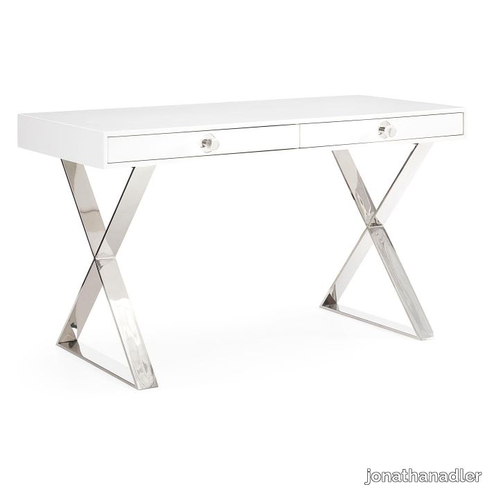 Channing Desk White