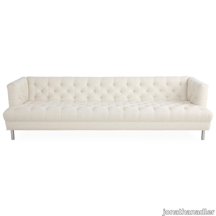 Baxter Deep T-Arm Grand Sofa in Serpette Ivory