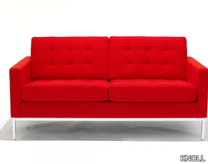 FLORENCE KNOLL LOUNGE - 2 seater tufted sofa _ KNOLL