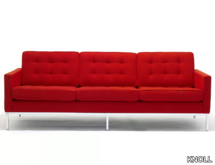 FLORENCE KNOLL LOUNGE - 3 seater tufted sofa _ KNOLL