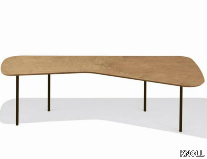 ALEXANDER GIRARD - Steel and wood coffee table _ KNOLL