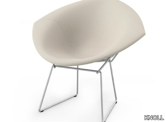 BERTOIA DIAMOND - Upholstered fabric easy chair _ KNOLL