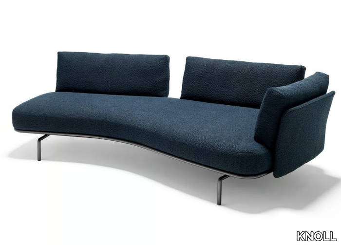 PANORAMIC - Curved fabric sofa _ KNOLL