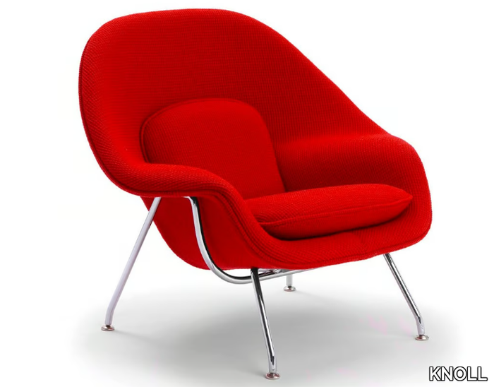 WOMB™ CHAIR - Fabric armchair with armrests _ KNOLL