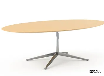 FLORENCE KNOLL TABLE DESK - Wood veneer writing desk _ KNOLL