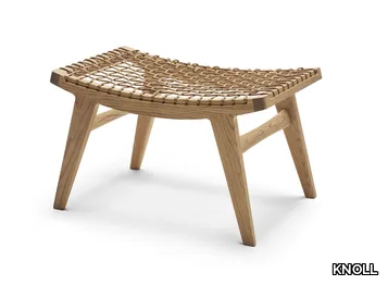 KLISMOS - Low oak stool _ KNOLL