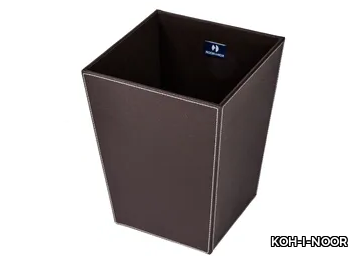 ECOPELLE - Eco-leather bathroom waste bin _ KOH-I-NOOR