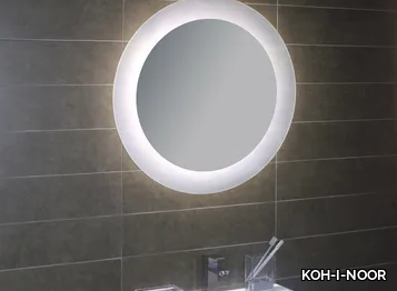 GEOMETRIE 5 - Wall-mounted bathroom mirror with integrated lighting _ KOH-I-NOOR