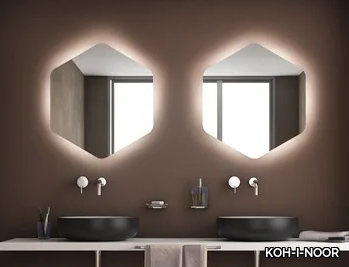 ESAGONO LED AMBIENTE - Wall-mounted mirror with integrated lighting _ KOH-I-NOOR