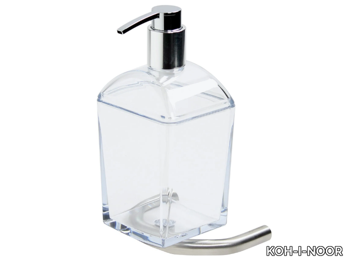 TRATTO - Wall-mounted stainless steel Bathroom soap dispenser _ KOH-I-NOOR