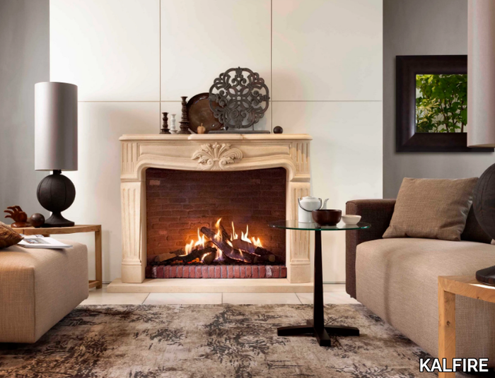 GP105/79F - Wall-mounted gas fireplace _ KALFIRE